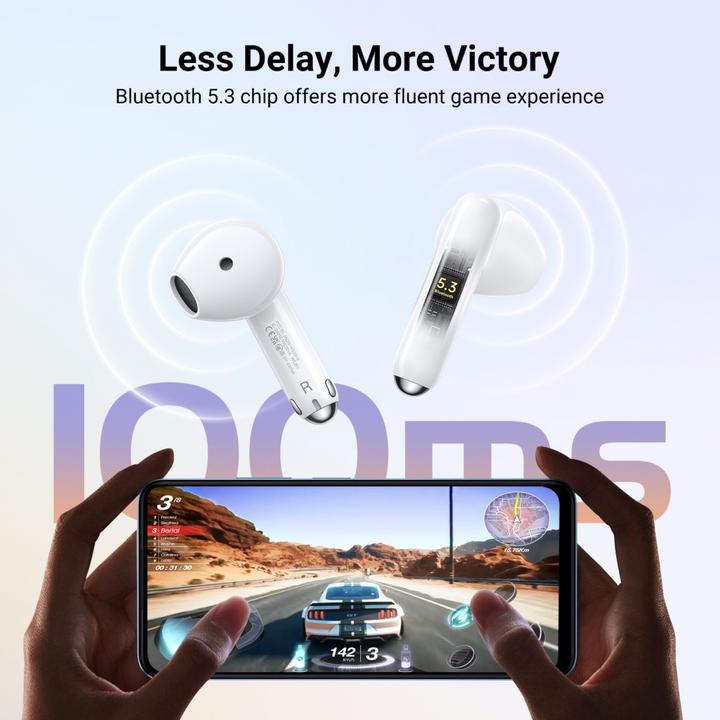 Produktbild Ugreen Słuchawki bezprzewodowe WS201 HiTune H5 True Wireless Earbuds (ANC, 26 h, Kabellos)