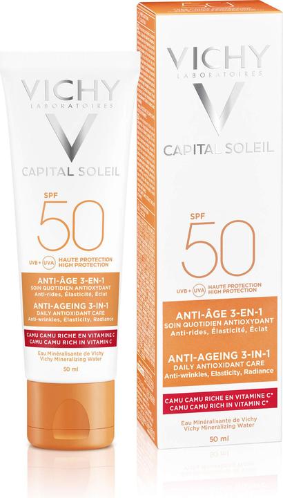 Immagine prodotto Vichy Capital Soleil 3-in-1 (Crema solare viso, SPF 50, 50 ml, 72 g)