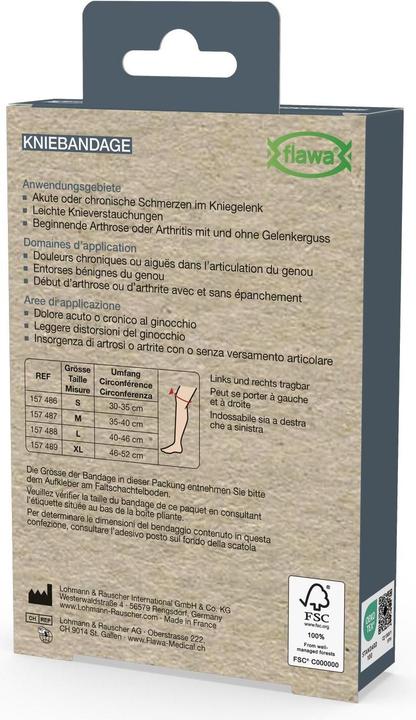 Produktbild Flawa Kniebandage S (S)