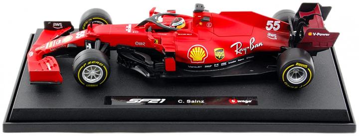 Immagine prodotto Bburago Ferrari F1 2021 #55 Sainz 1/18