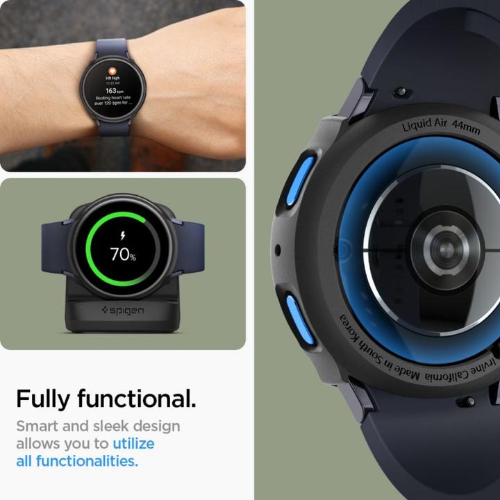 Image du produit Spigen Liquid Air Samsung Galaxy Watch 7 44 mm czarny/matte black ACS07900