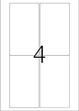 Actual product image Herma High gloss labels A4