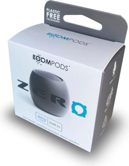 Actual product image Boompods Zero Talk Bluetooth® Speaker Amazon Alexa directly integrated, hands-free, shockproof, w... (5 h, Rechargeable battery operated)