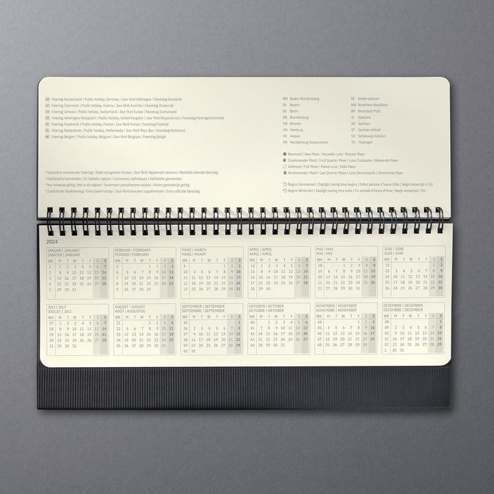 Image du produit Sigel Calendrier de bureau (Spécial, Couverture rigide, Allemand, Français, Anglais, Néerlandais)