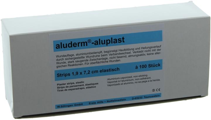 Immagine prodotto Söhngen strisce di cerotto elastico aluderm aluplast 1,9x7,2cm, 100 pezzi, singole (100 x)