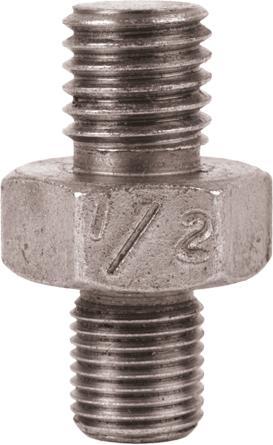 Actual product image Berg COUPLING PIECE KS M14-RECEIVER EA - MALE THREAD / 1/2" 20 UNF MALE THREAD