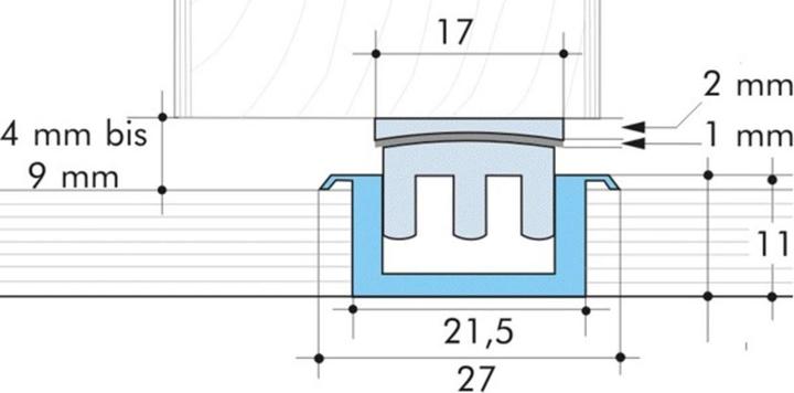 Actual product image Alumat Magnet door thresholds