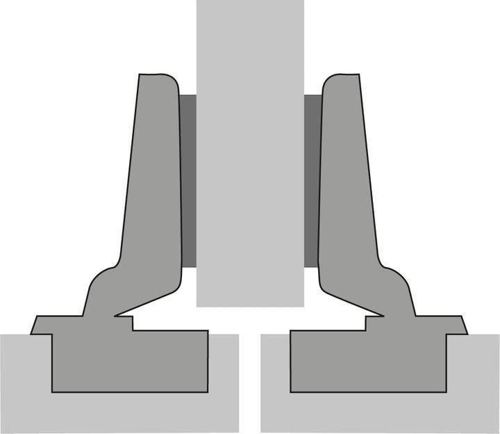 Actual product image Hettich Quick assembly pot hinges Intermat