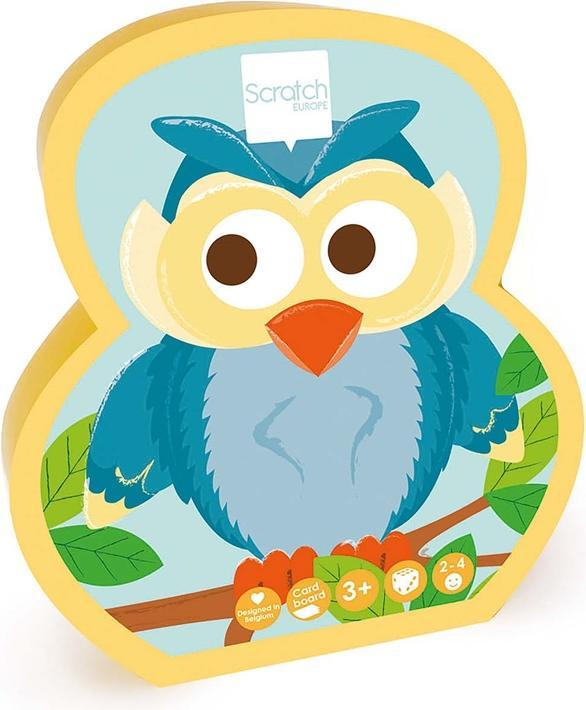Image du produit Scratch Puzzle jeu avec dés Hibou (Allemand, Anglais, Français, Italien)