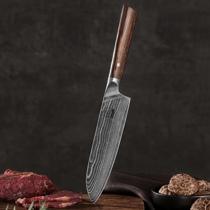 Immagine prodotto Zayiko Kasshoku Damastmesser-Set (3-teilig) mit VG10 Kern (18 cm)