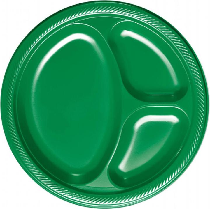 Produktbild Amscan Aufgeteilt Teller Kunststoff 20erPack (20 x)