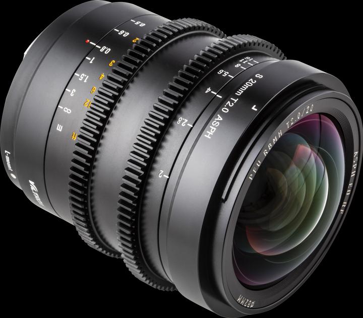 Actual product image Viltrox L-20mm T2.0 S Full Frame. Manual focus cine lens for Panasonic L mount, 20mm/T2.0 (L-Mount, full size)
