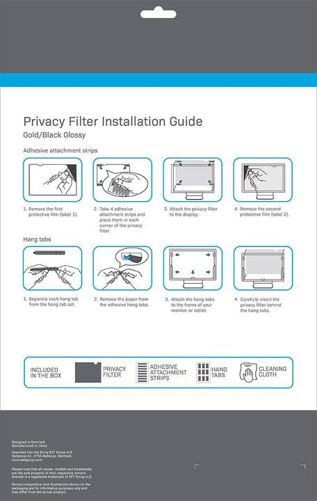 Produktbild Gearlab Gold Privacy Filter 25.0 (25", 16 : 9)