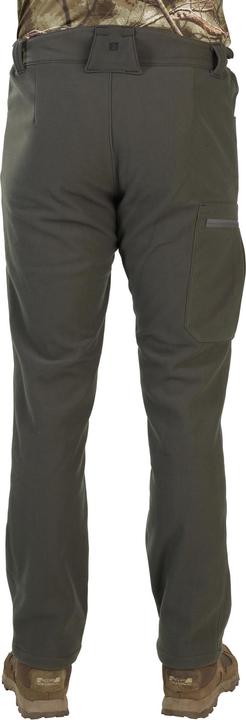 Actual product image Solognac Hunting trousers fleece warm low noise green 100 (L)