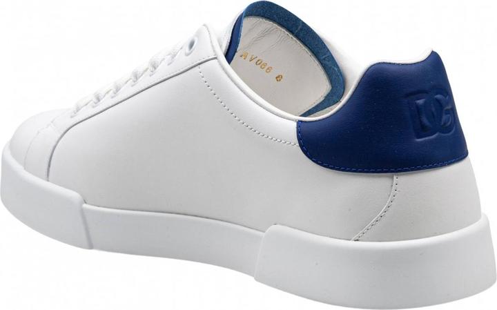 Produktbild Dolce & Gabbana portofino light sneakers in white and blue leather (41)