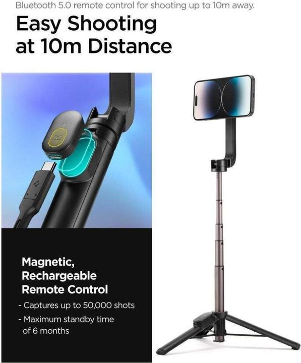 Actual product image Spigen Selfie Stick Wondersnap MagFit S570W Compatible
