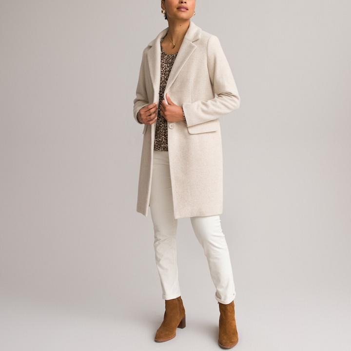 Actual product image Anne Weyburn Half-length coat with button fastening (50)