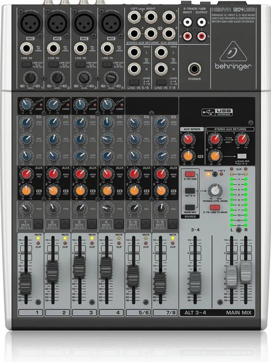 Image du produit Behringer Xenyx 1204USB (Studio et mixeur live)