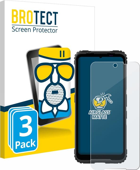 Produktbild BROTECT AirGlass Panzerglasfolie Matt (3 Stück, ZTE Blade V6)