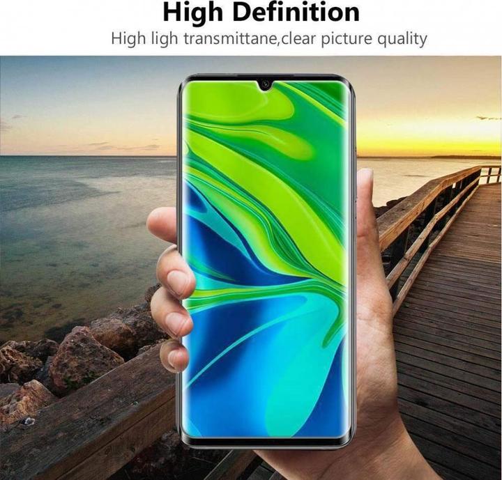 Produktbild Screenguard Xiaomi Mi Note 10 Panzerglas Schutzfolie Case Friendly Design (1 Stück, Xiaomi Mi Note 10)