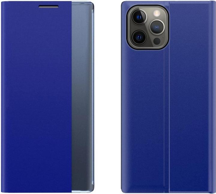 Hurtel Sleep Case Bookcase Type Case with Smart Window for iPhone 13 Pro blue (Apple iPhone 13 Pro)