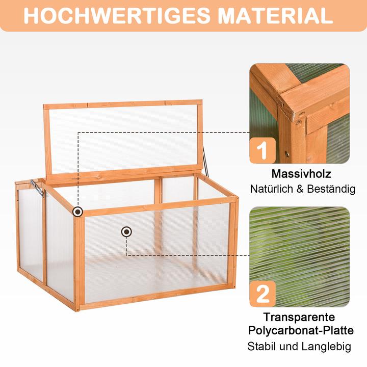 Image du produit Outsunny Parterre surélevé avec cadre en bois