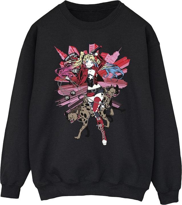 Harley Quinn Hyänen Baumwoll Sweatshirt