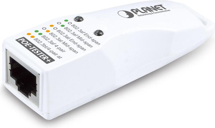 Immagine prodotto Planet IEEE802.3bt/at/af POE Tester PoE Tester Bianco (Attrezzi)