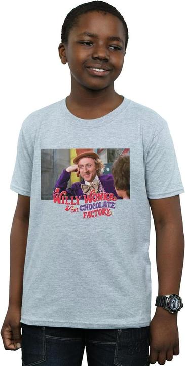 Actual product image Willy Wonka & the Chocolate Factory Boys Condescending Wonka T-Shirt (116)