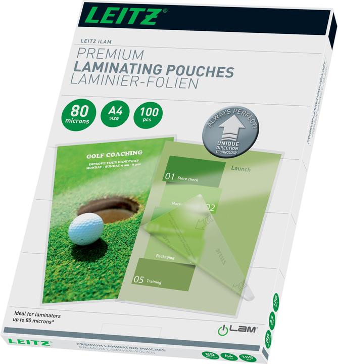 Actual product image Leitz Laminating foil (A4, 100 Piece, 80 µm)