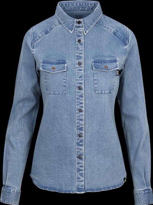 Actual product image iXS Carve Women Digger organic shirt washed blue 42 (42)