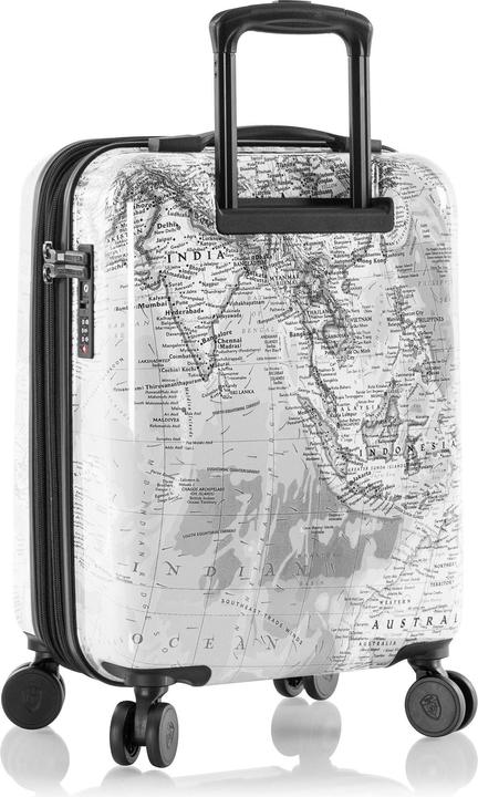 Image du produit Heys Journey Fashion Spinner -matkalaukku, mustavalkoinen kartta (49 l, Bagage à main (jusqu'à 50l))