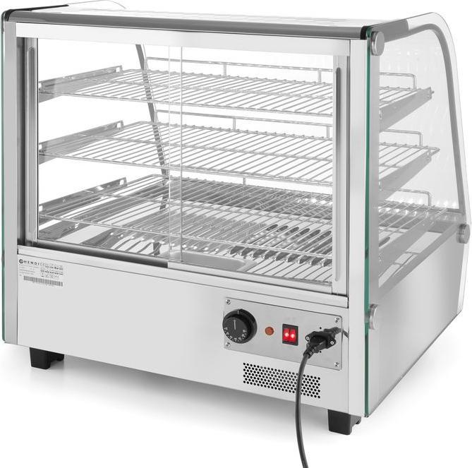 Immagine prodotto Hendi Vetrina per alimenti caldi a 3 ripiani 230V 1100W