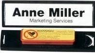 Actual product image Durable Name badges Clip-Card