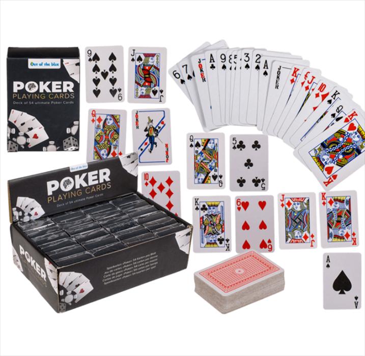 Actual product image Out of the blue Ootb - Mini playing cards, poker, approx. 6 x 4 cm, 54 cards