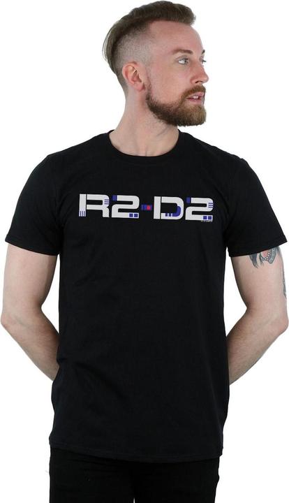Image du produit Star Wars - T-shirt THE RISE OF SKYWALKER R2-D2 TEXT LOGO - Homme (XXL)
