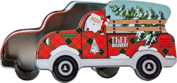 Actual product image miniSchoggi Cookie tin Santa Car Tree Delivery, 190 x 63 x 110 mm
