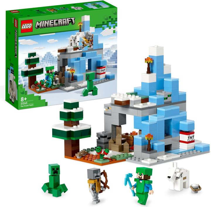 Actual product image LEGO The Iced Peaks (21243, LEGO Minecraft)