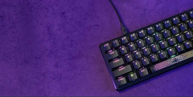 Produktbild Corsair K65 Pro Mini (DE, Kabelgebunden)