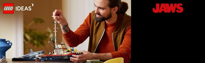 Productafbeelding LEGO De grote witte haai (21350, LEGO Ideeën, LEGO Zeldzame Sets)