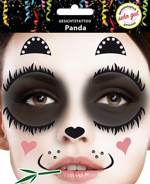 Actual product image Sombo Panda face tattoo