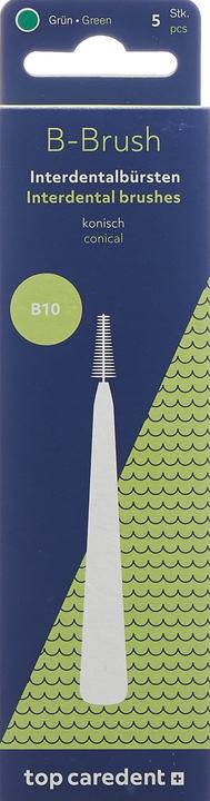 Immagine prodotto Top Caredent B10 IDBG-GK Interdentalbürste grün konisch >1.6mm (5 x, 6.50 mm)