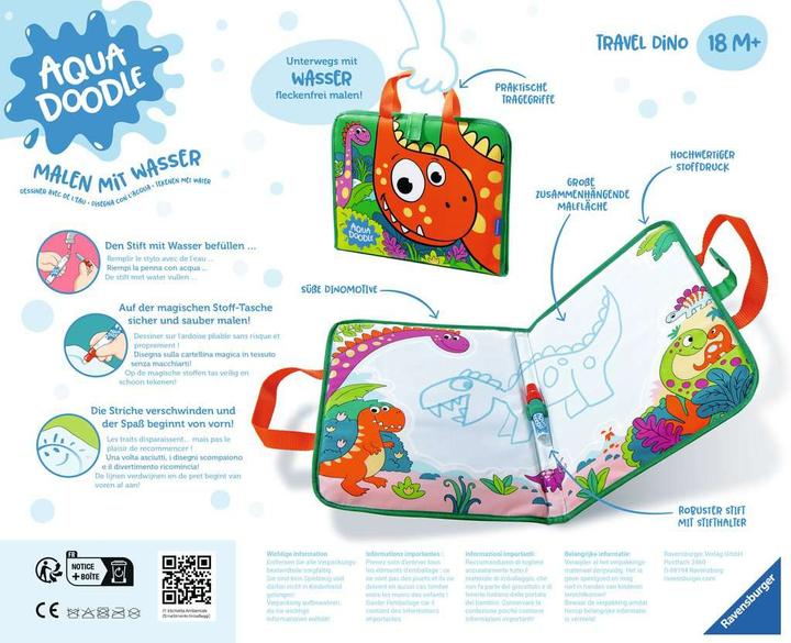 Actual product image Ravensburger Aquadoodle Travel Dino