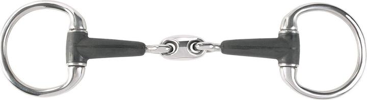 Actual product image Horze Olive bit for horse with double rubber break