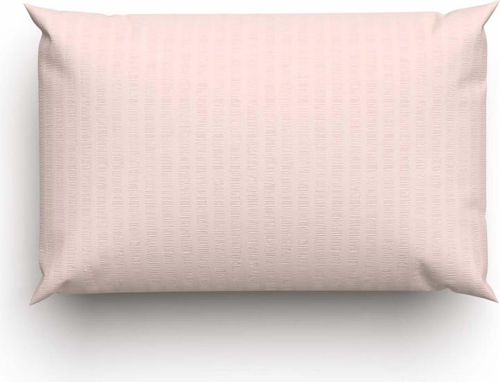 Image du produit Lotus Bettwaren Parure de lit en satin seersucker uni (Taie d'oreiller, 65 x 100 cm)