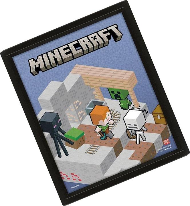 Actual product image Minecraft Terrain 3D & Lenticular Poster