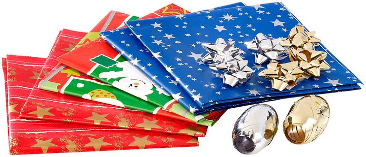 Immagine prodotto Infactory Set di 14 pezzi per confezionare regali di Natale (Nastro da regalo, 14 x)