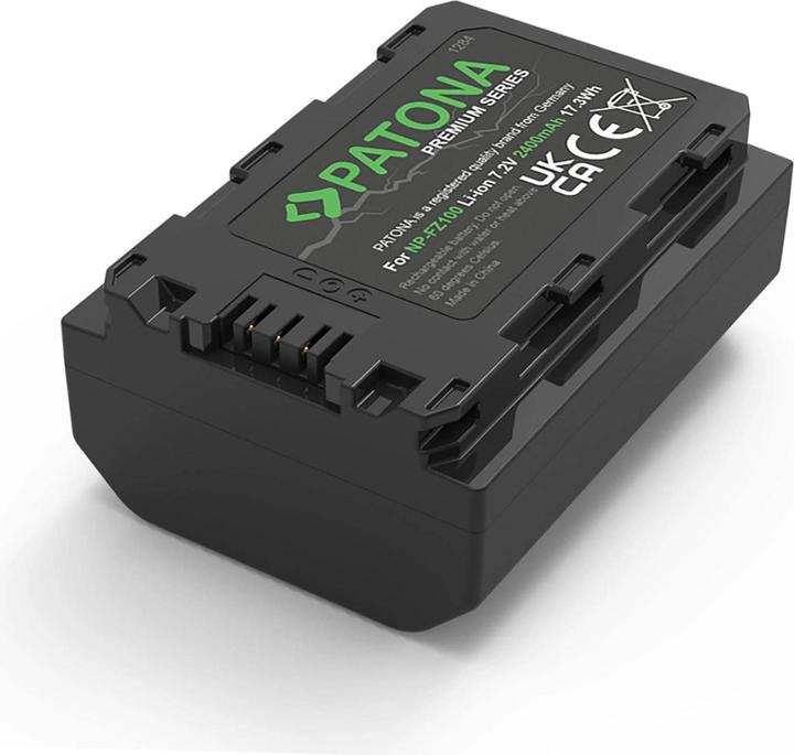 Actual product image Patona Sony NP-FZ100 Premium battery (Rechargeable battery)