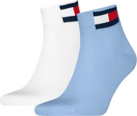 Produktbild Tommy Hilfiger Socken Söckchen 2P Weiss/Blau (39 - 42)