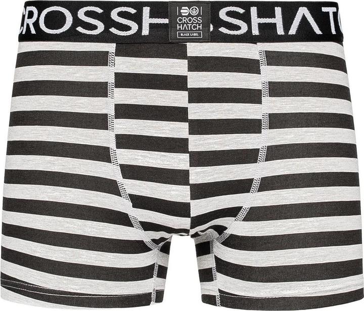 Actual product image Crosshatch Mens Gridline Boxer Shorts (Pack of 3) (XL, pack of 3)